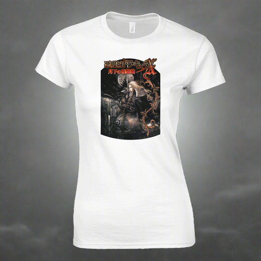 Symphony of the Night (1997) Womens Crewneck White