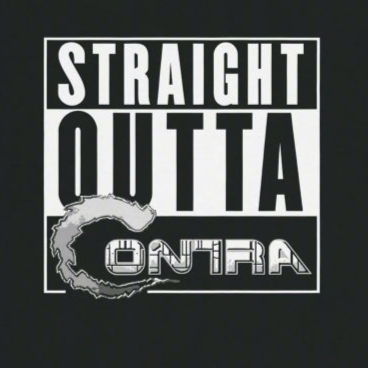 Straight Outta 8-Bit Warfare Black Tee