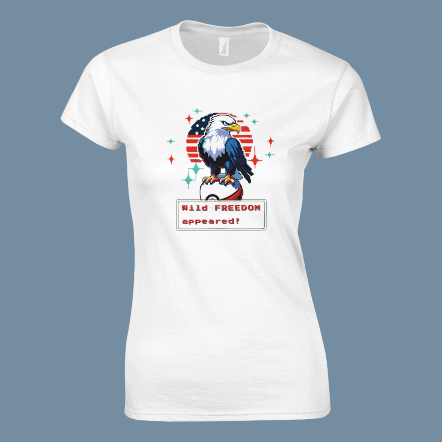 Bald Eagle Used FREEDOM! – Womens Crewneck