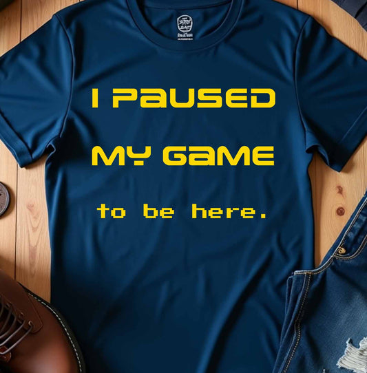 Paused for Socializing Tee