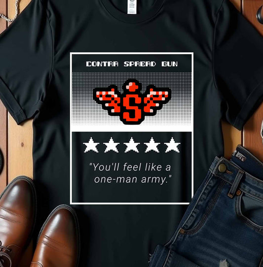 Spread the Fire: Contra Power-Up Tee