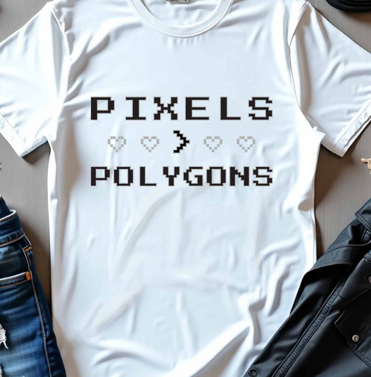 Retro Purist: Pixels Win Tee