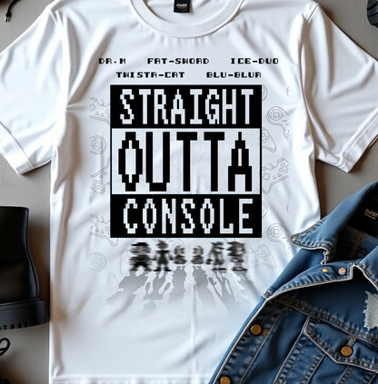 8-Bit Legends: Straight Outta Console Tee