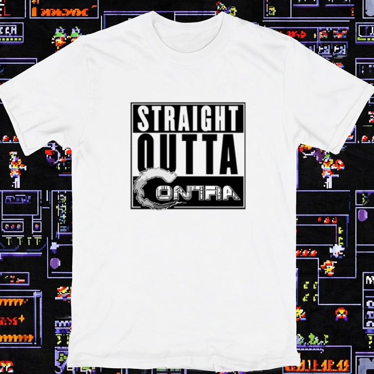 Straight Outta Contra - Crewneck T-shirt White