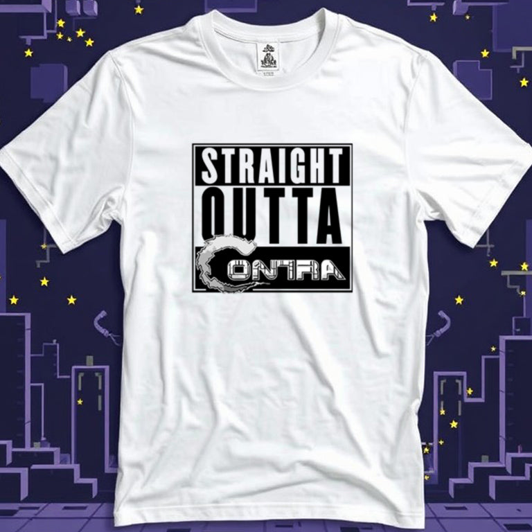 Straight Outta Contra - Crewneck T-shirt White