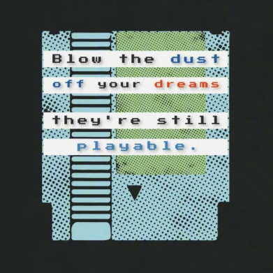Vintage Cartridge but Blue, Fresh Dreams Tee