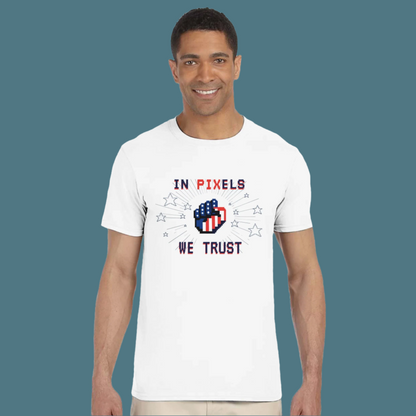 In Pixels We Trust – Tee