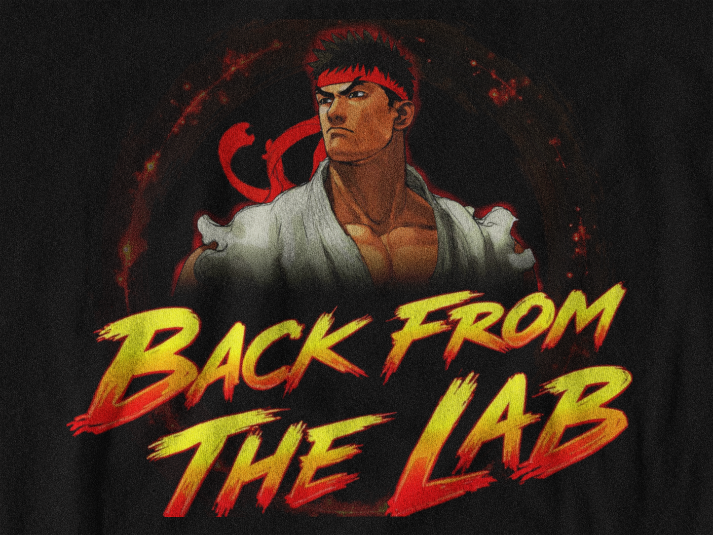 Ryu – Back From the Lab Womens Crewneck T-shirt