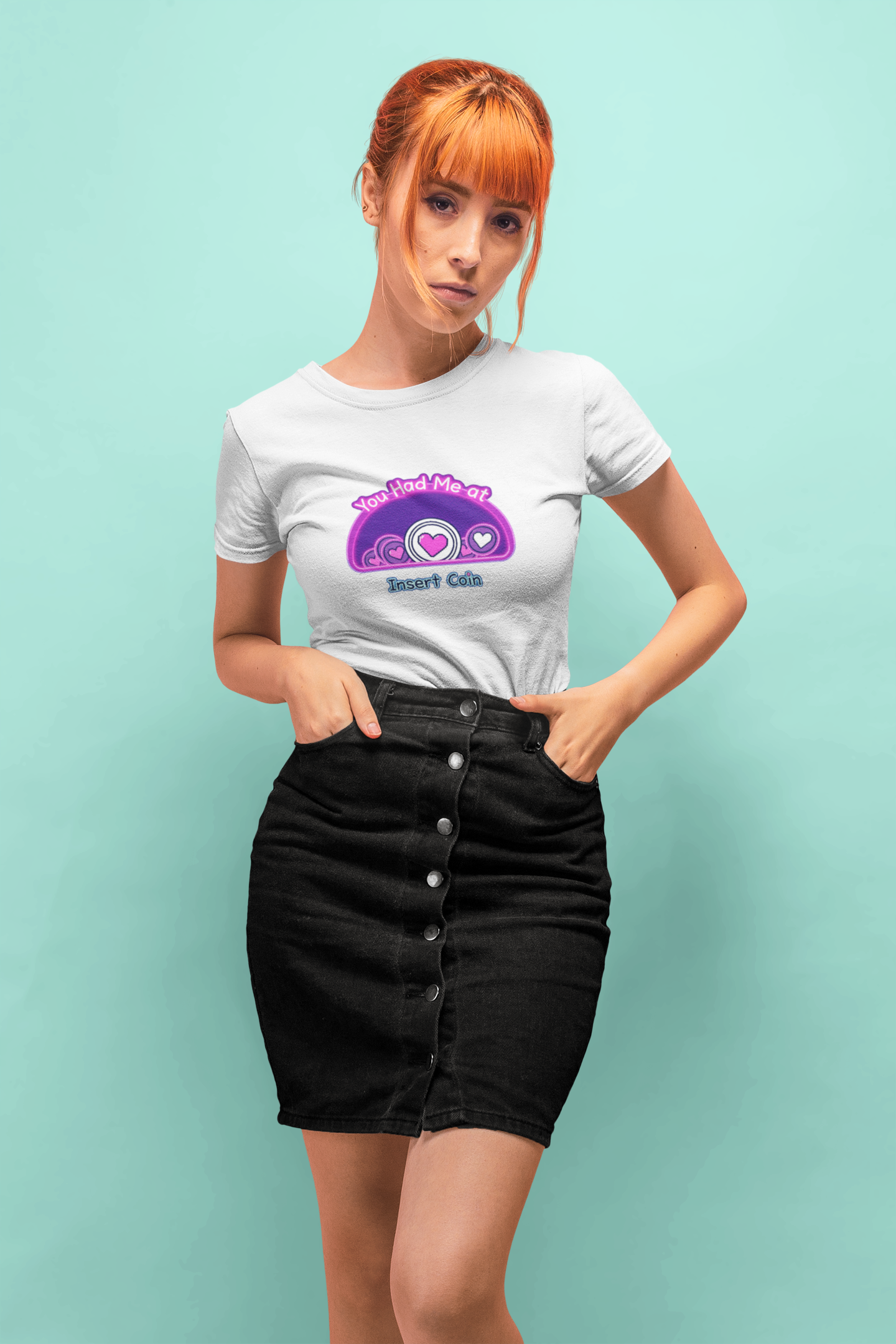 Arcade Love Story Ladies Tee
