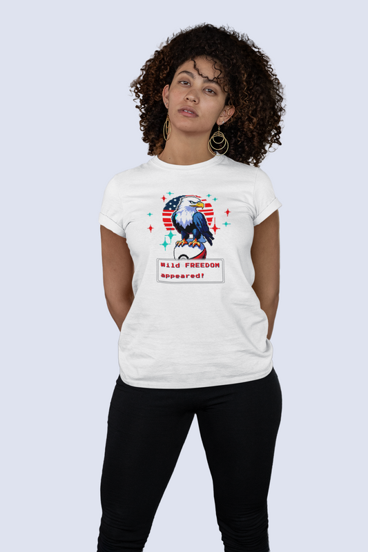 Bald Eagle Used FREEDOM! – Womens Crewneck